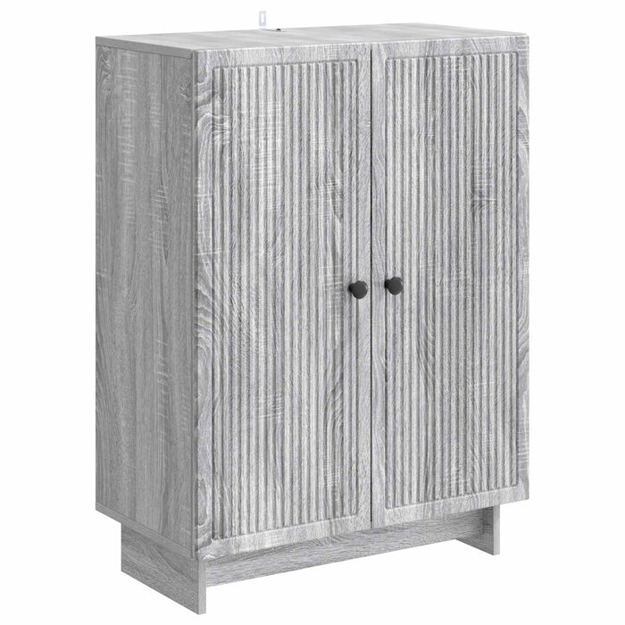Bufet Sonoma gri 66 x 34,5 x 90 cm Lemn prelucrat - WALTI WALTI