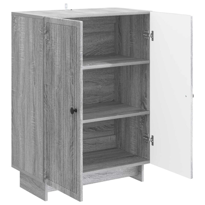 Bufet Sonoma gri 66 x 34,5 x 90 cm Lemn prelucrat - WALTI WALTI