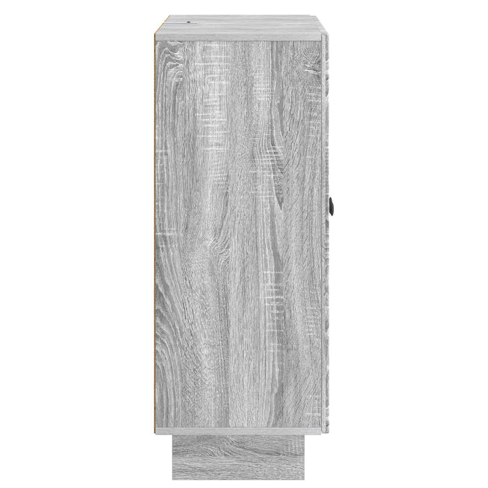 Bufet Sonoma gri 66 x 34,5 x 90 cm Lemn prelucrat - WALTI WALTI