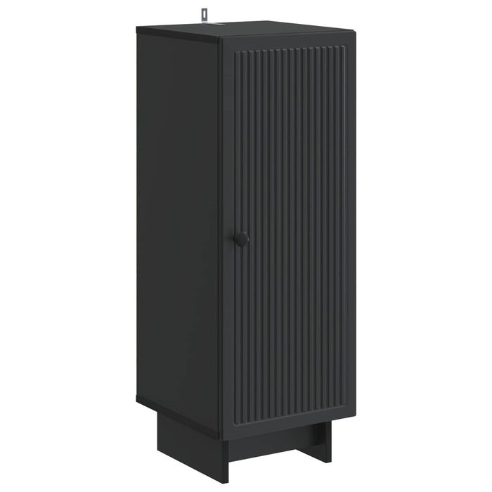 Dulap Negru 33 x 34,5 x 90 cm Lemn prelucrat - WALTI WALTI