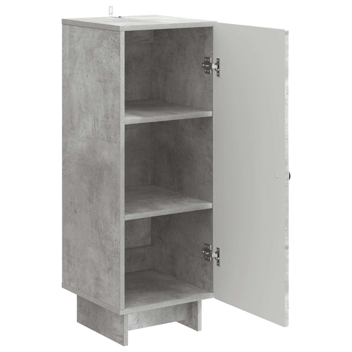 Dulap Gri Beton 33 x 34,5 x 90 cm Lemn prelucrat - WALTI WALTI