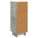 Dulap Gri Beton 33 x 34,5 x 90 cm Lemn prelucrat - WALTI WALTI