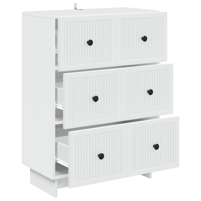 Dulap cu sertare Alb 66 x 34,5 x 90 cm Lemn prelucrat - WALTI WALTI