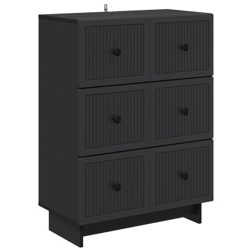 Dulap cu sertare Negru 66 x 34,5 x 90 cm Lemn prelucrat - WALTI WALTI
