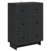 Dulap cu sertare Negru 66 x 34,5 x 90 cm Lemn prelucrat - WALTI WALTI