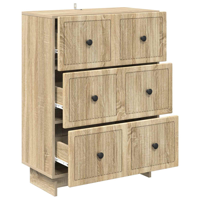 Dulap cu sertare Stejar Sonoma 66 x 34,5 x 90 cm Lemn prelucrat - WALTI WALTI