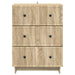 Dulap cu sertare Stejar Sonoma 66 x 34,5 x 90 cm Lemn prelucrat - WALTI WALTI