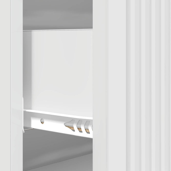 Dulap cu sertare Alb foarte lucios 66 x 34,5 x 90 cm - WALTI WALTI