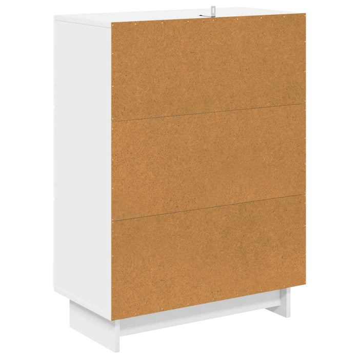 Dulap cu sertare Alb foarte lucios 66 x 34,5 x 90 cm - WALTI WALTI