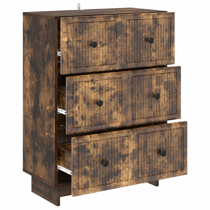 Dulap cu sertare Stejar fumuriu 66 x 34,5 x 90 cm - WALTI WALTI