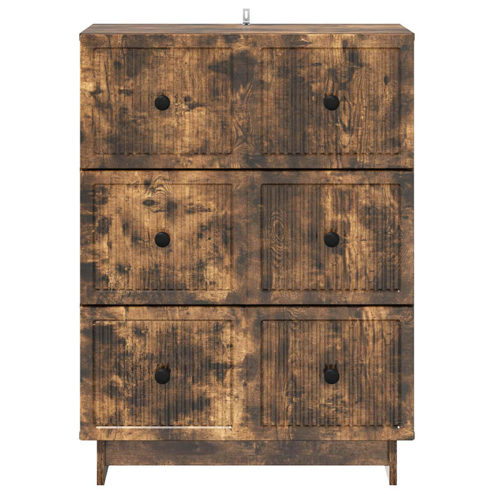 Dulap cu sertare Stejar fumuriu 66 x 34,5 x 90 cm - WALTI WALTI