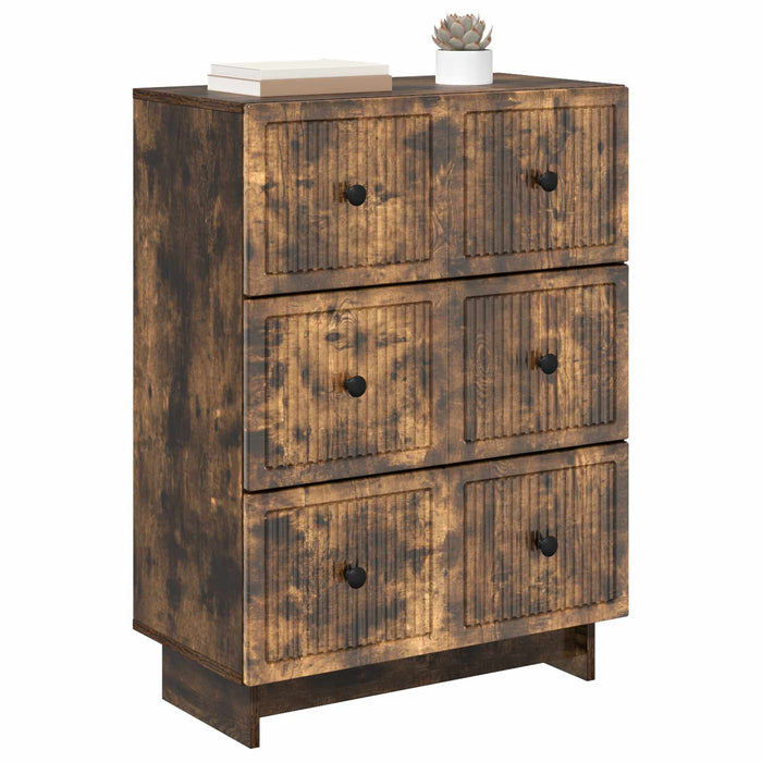 Dulap cu sertare Stejar fumuriu 66 x 34,5 x 90 cm - WALTI WALTI