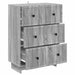 Dulap cu sertare Sonoma gri 66 x 34,5 x 90 cm Lemn prelucrat - WALTI WALTI