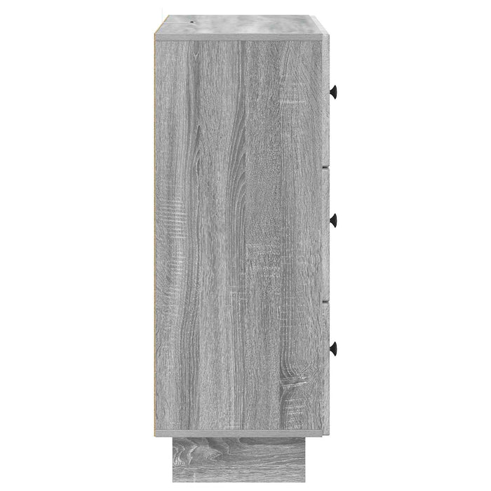 Dulap cu sertare Sonoma gri 66 x 34,5 x 90 cm Lemn prelucrat - WALTI WALTI