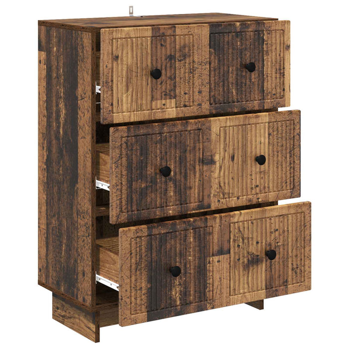 Dulap cu sertare Lemn vechi 66 x 34,5 x 90 cm Lemn prelucrat - WALTI WALTI