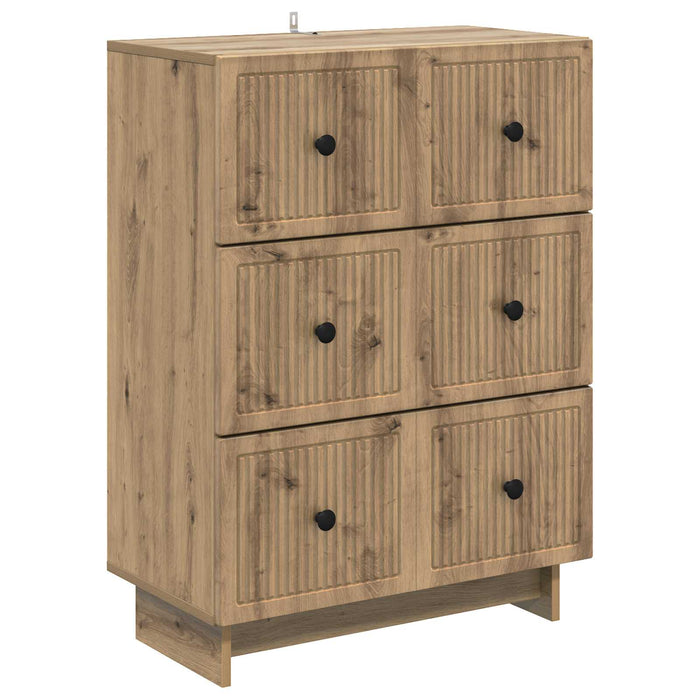 Dulap cu sertare Stejar Artizanal 66 x 34,5 x 90 cm - WALTI WALTI