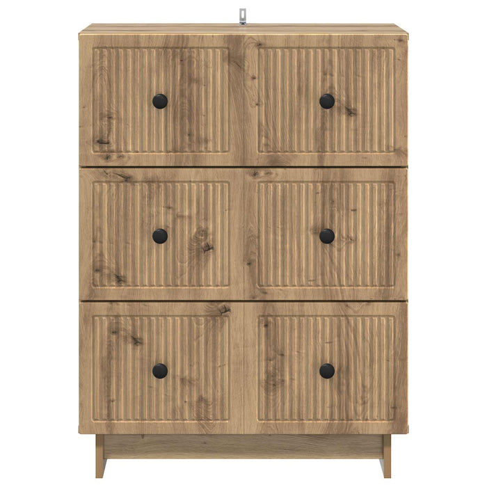 Dulap cu sertare Stejar Artizanal 66 x 34,5 x 90 cm - WALTI WALTI