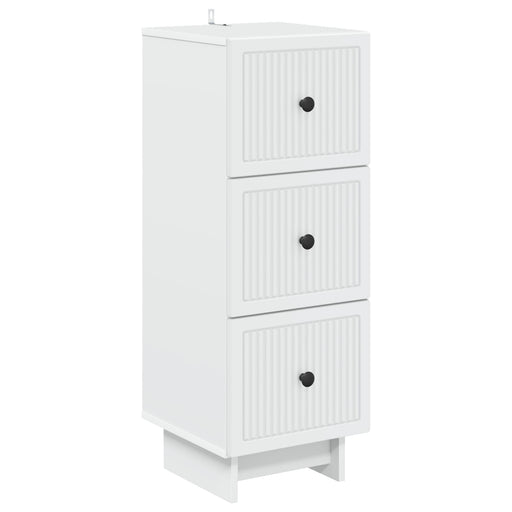 Dulap cu sertare Alb 33 x 34,5 x 90 cm Lemn prelucrat - WALTI WALTI
