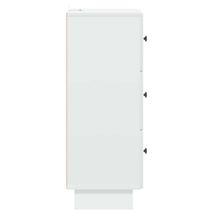 Dulap cu sertare Alb 33 x 34,5 x 90 cm Lemn prelucrat WALTI