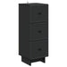 Dulap cu sertare Negru 33 x 34,5 x 90 cm Lemn prelucrat - WALTI WALTI