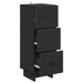 Dulap cu sertare Negru 33 x 34,5 x 90 cm Lemn prelucrat - WALTI WALTI