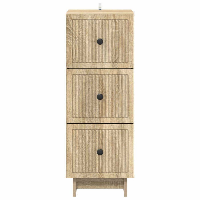 Dulap cu sertare Stejar Sonoma 33 x 34,5 x 90 cm Lemn prelucrat - WALTI WALTI