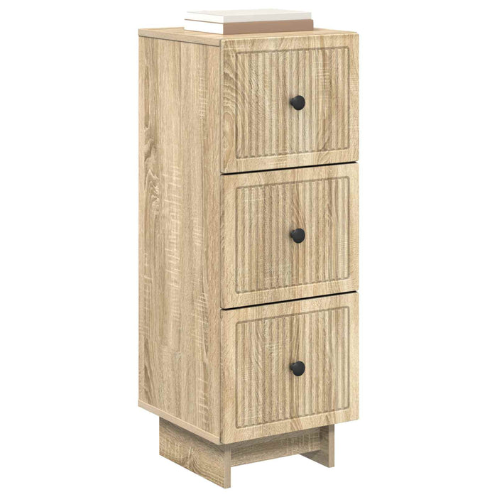 Dulap cu sertare Stejar Sonoma 33 x 34,5 x 90 cm Lemn prelucrat - WALTI WALTI