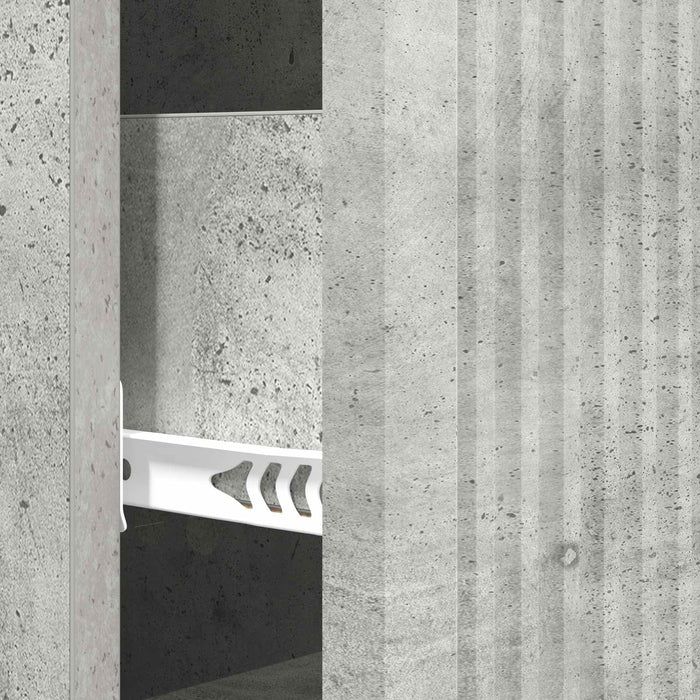 Dulap cu sertare Gri Beton 33 x 34,5 x 90 cm Lemn prelucrat - WALTI WALTI
