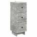 Dulap cu sertare Gri Beton 33 x 34,5 x 90 cm Lemn prelucrat - WALTI WALTI
