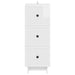 Dulap cu sertare Alb foarte lucios 33 x 34,5 x 90 cm - WALTI WALTI