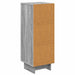 Dulap cu sertare Sonoma gri 33 x 34,5 x 90 cm Lemn prelucrat - WALTI WALTI