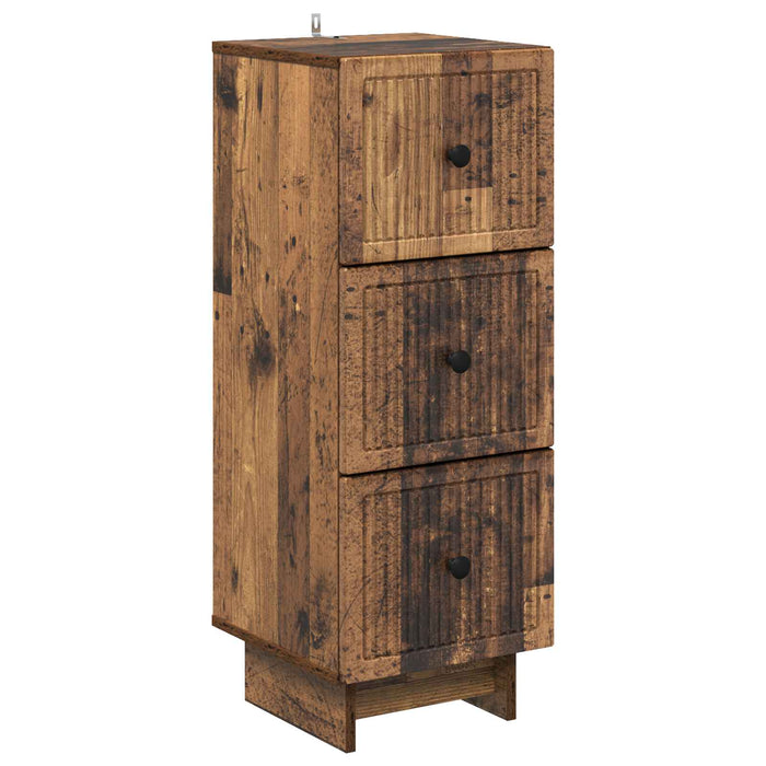 Dulap cu sertare Lemn vechi 33 x 34,5 x 90 cm Lemn prelucrat - WALTI WALTI