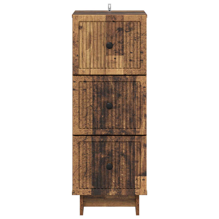 Dulap cu sertare Lemn vechi 33 x 34,5 x 90 cm Lemn prelucrat - WALTI WALTI
