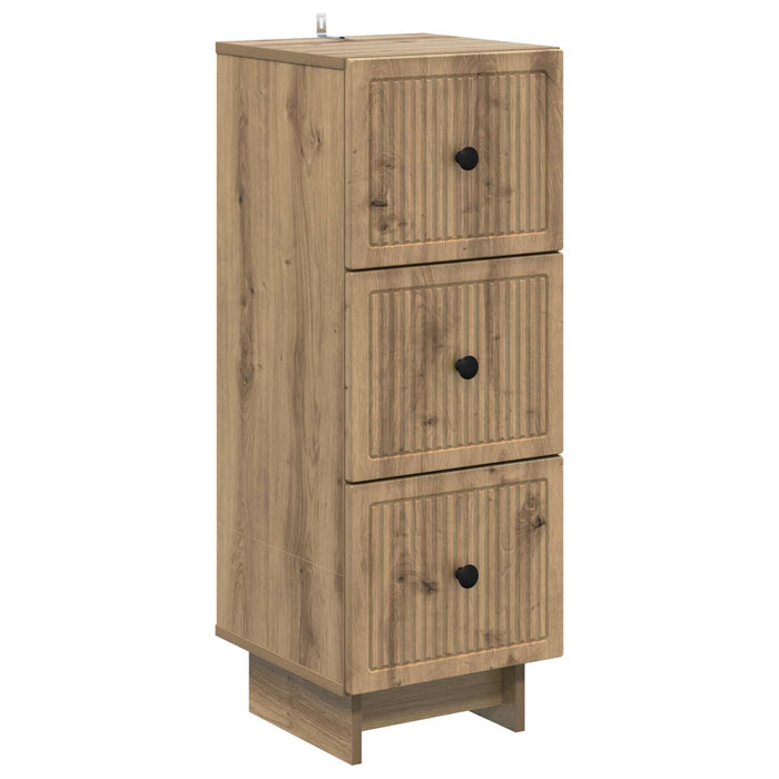 Dulap cu sertare Stejar Artizanal 33 x 34,5 x 90 cm - WALTI WALTI