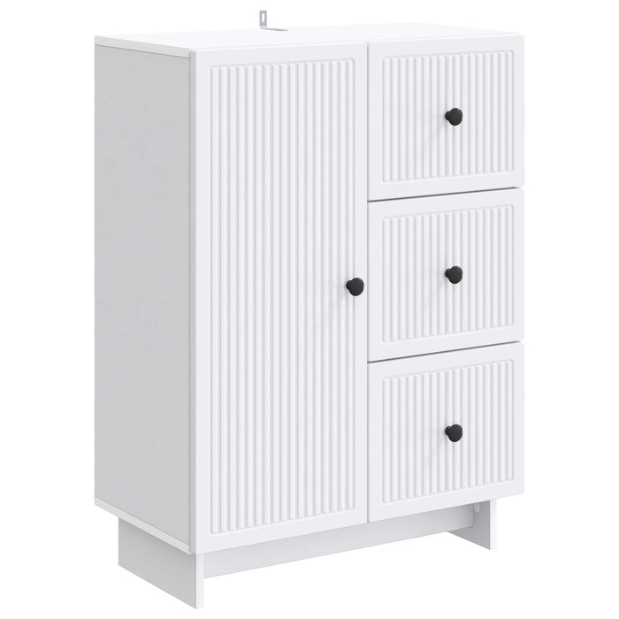 Bufet cu sertar Alb 66 x 34,5 x 90 cm Lemn prelucrat - WALTI WALTI