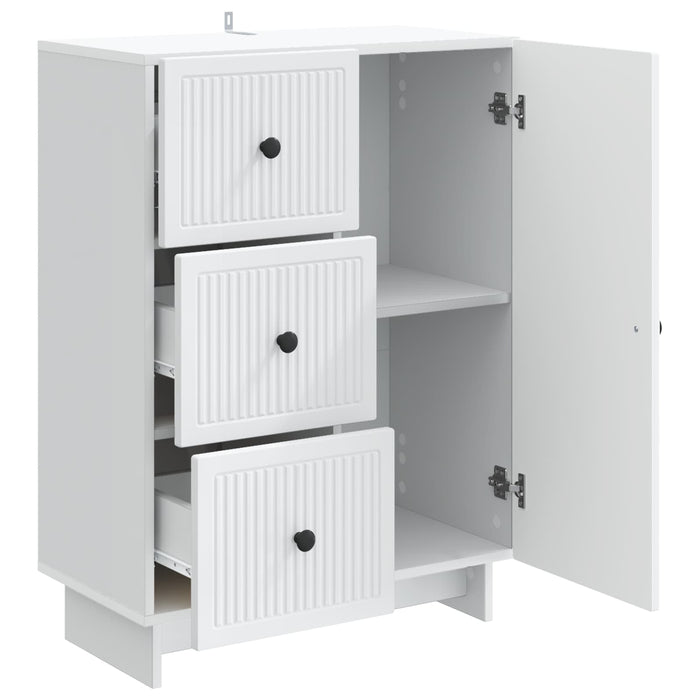 Bufet cu sertar Alb 66 x 34,5 x 90 cm Lemn prelucrat - WALTI WALTI