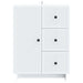 Bufet cu sertar Alb 66 x 34,5 x 90 cm Lemn prelucrat - WALTI WALTI