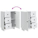Bufet cu sertar Alb 66 x 34,5 x 90 cm Lemn prelucrat - WALTI WALTI