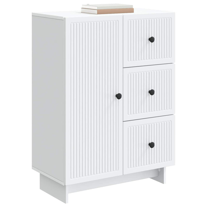 Bufet cu sertar Alb 66 x 34,5 x 90 cm Lemn prelucrat - WALTI WALTI