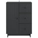 Bufet cu sertar Negru 66 x 34,5 x 90 cm Lemn prelucrat - WALTI WALTI