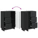 Bufet cu sertar Negru 66 x 34,5 x 90 cm Lemn prelucrat - WALTI WALTI