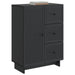 Bufet cu sertar Negru 66 x 34,5 x 90 cm Lemn prelucrat - WALTI WALTI