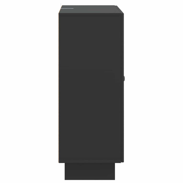 Bufet cu sertar Negru 66 x 34,5 x 90 cm Lemn prelucrat - WALTI WALTI