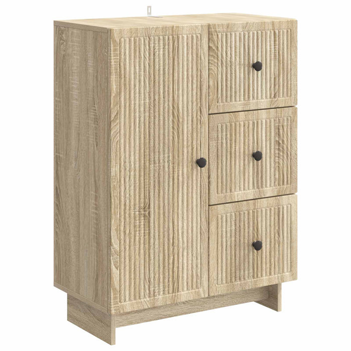 Bufet cu sertar Stejar Sonoma 66 x 34,5 x 90 cm Lemn prelucrat - WALTI WALTI
