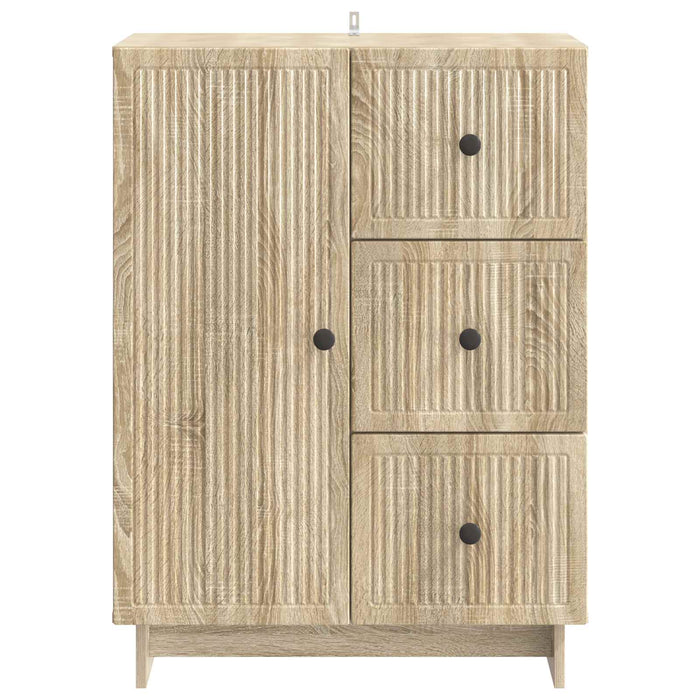 Bufet cu sertar Stejar Sonoma 66 x 34,5 x 90 cm Lemn prelucrat - WALTI WALTI
