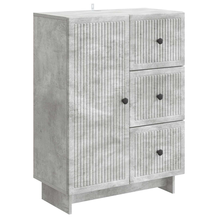 Bufet cu sertar Gri Beton 66 x 34,5 x 90 cm Lemn prelucrat - WALTI WALTI
