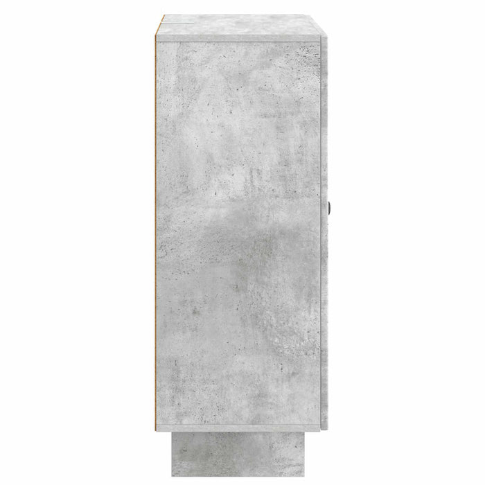 Bufet cu sertar Gri Beton 66 x 34,5 x 90 cm Lemn prelucrat - WALTI WALTI