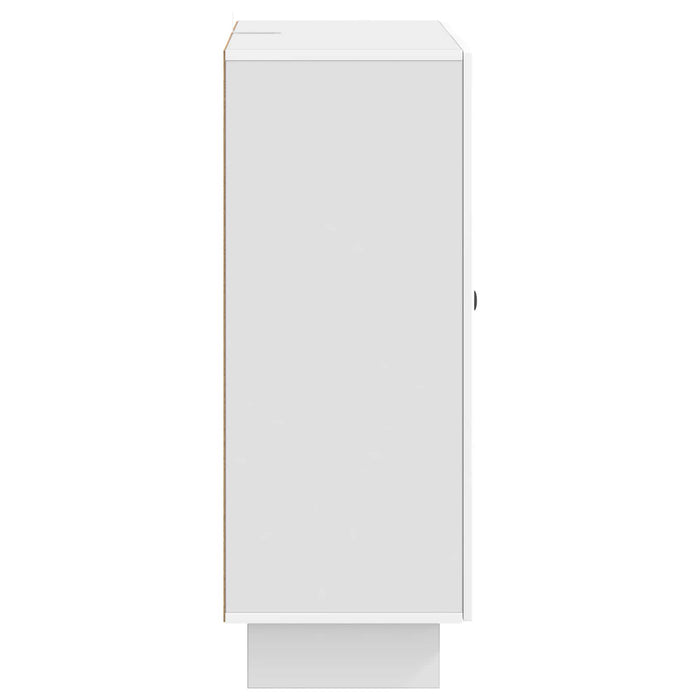 Bufet Alb foarte lucios 66 x 34,5 x 90 cm Lemn prelucrat - WALTI WALTI