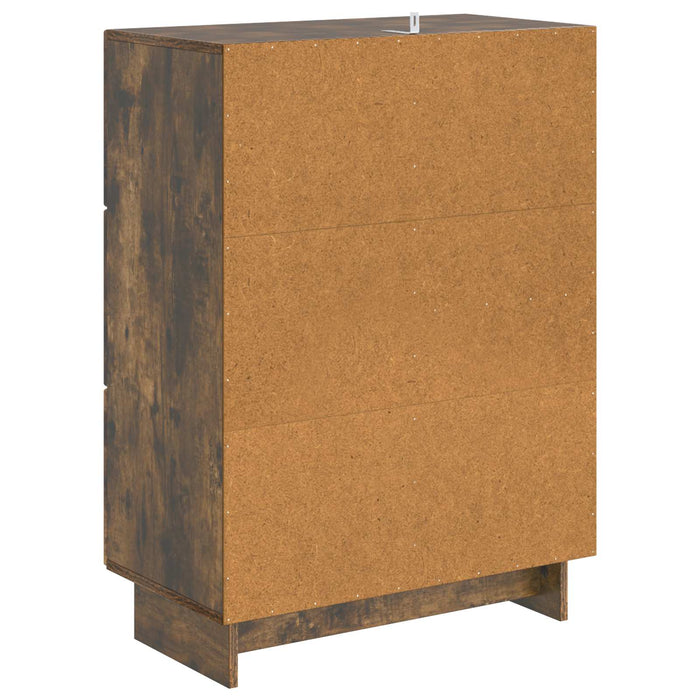 Bufet cu sertar Stejar fumuriu 66 x 34,5 x 90 cm Lemn prelucrat - WALTI WALTI