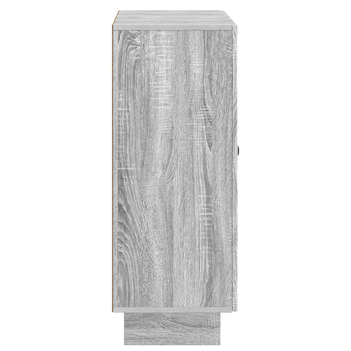 Bufet cu sertar Sonoma gri 66 x 34,5 x 90 cm Lemn prelucrat - WALTI WALTI